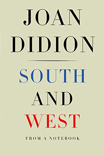 Book Cover South and West: From a Notebook