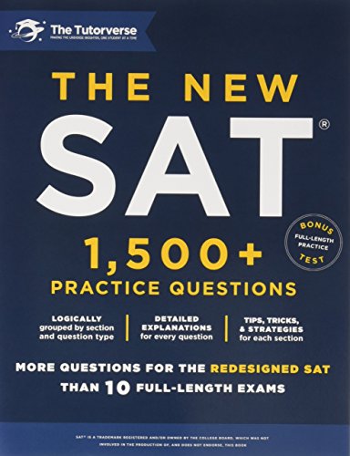 Book Cover The New SAT: 1,500+ Practice Questions
