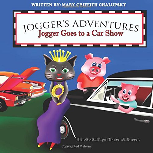 Book Cover Jogger Goes to a Car Show