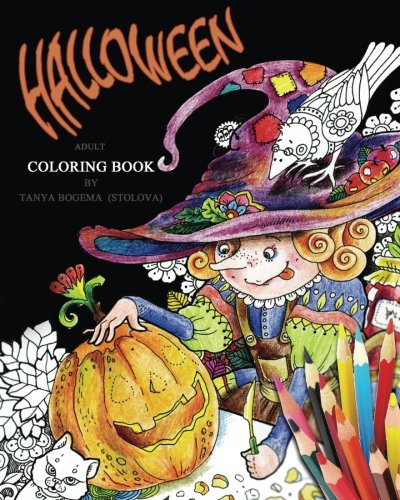 Book Cover Halloween!: Adult Coloring Book