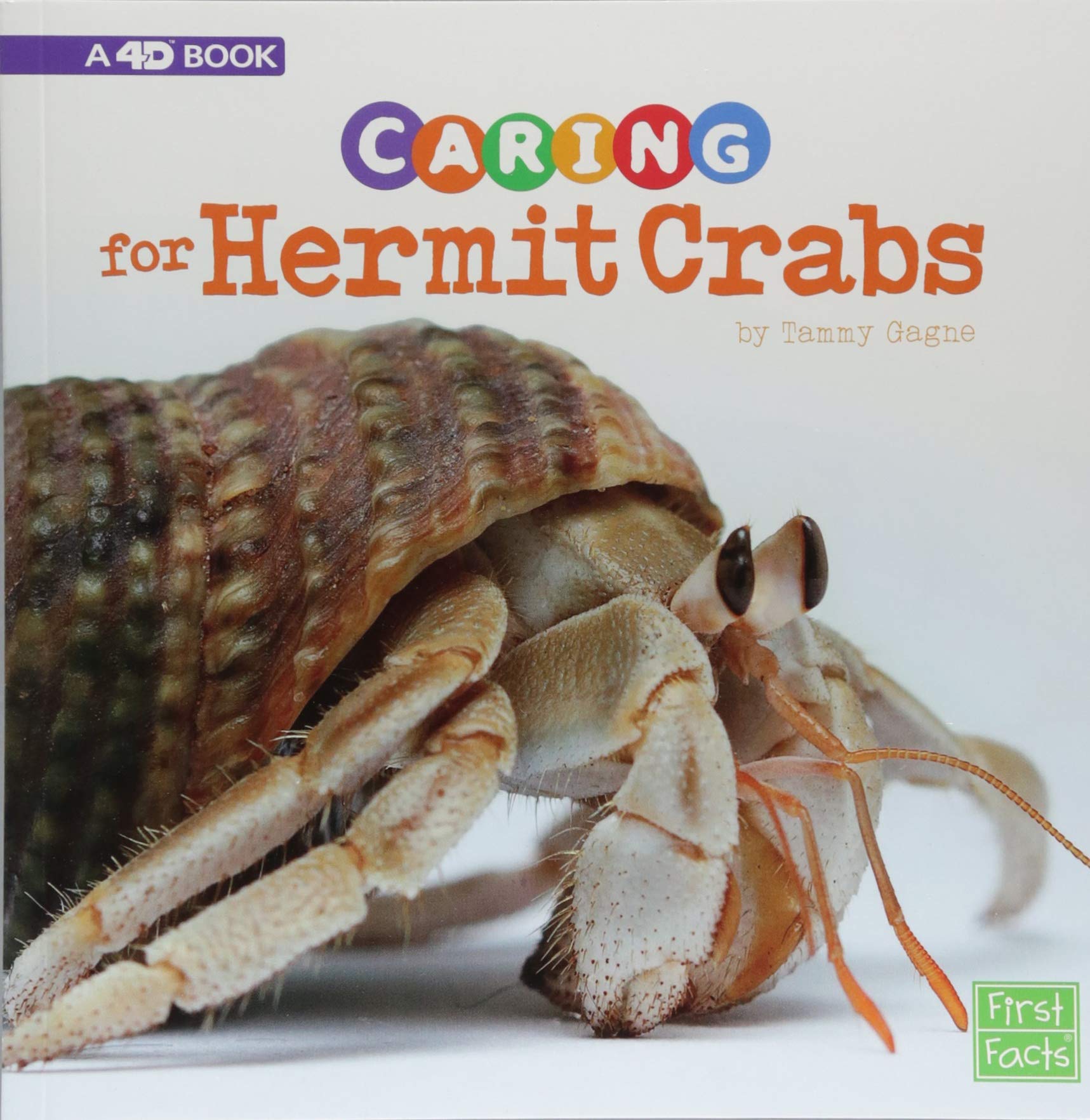 Book Cover Caring for Hermit Crabs: A 4D Book (Expert Pet Care)