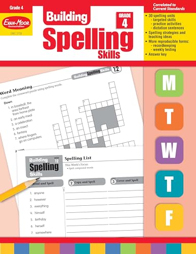 Book Cover Building Spelling Skills, Grade 4