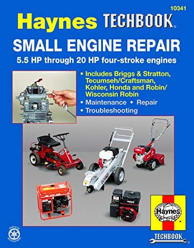 Book Cover Small Engine Repair for 5.5HP thru 20HP Haynes TECHBOOK