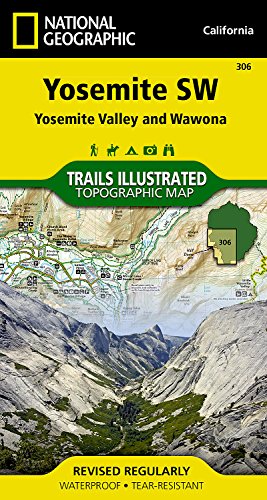 Book Cover Yosemite SW: Yosemite Valley and Wawona (National Geographic Trails Illustrated Map)