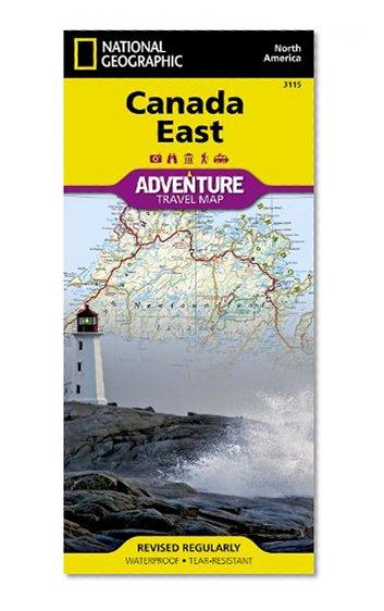 Book Cover Canada East: National Geographic: Adventure Map (National Geographic: Adventure Map (3115))