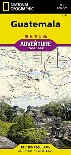 Book Cover Guatemala: Travel Maps International Adventure Map (National Geographic Adventure Map)