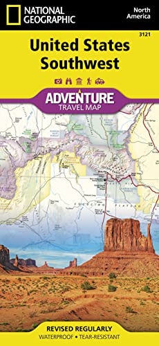 Book Cover United States, Southwest (National Geographic Adventure Map)