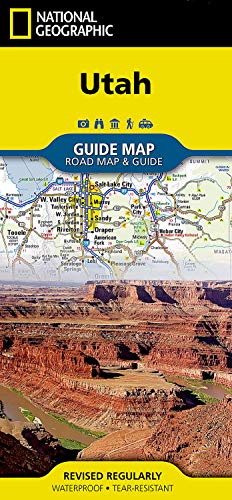 Book Cover Utah (National Geographic Guide Map)
