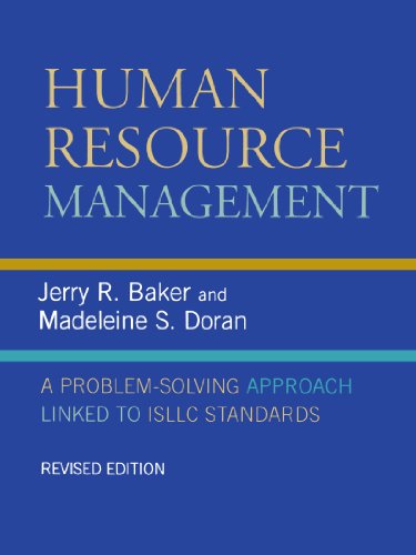 Book Cover Human Resource Management: A Problem-Solving Approach Linked to ISLLC Standards