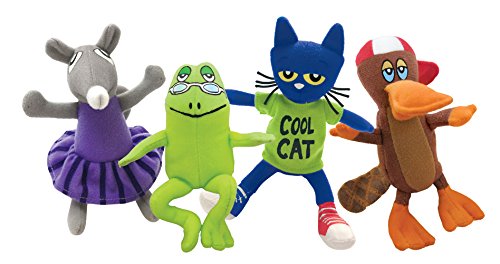 Book Cover Pete the Cat & Friends Playset: 6.5 Inches Each