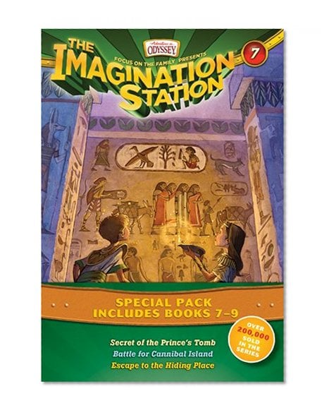 Book Cover Imagination Station Books 3-Pack: Secret of the Prince's Tomb / Battle for Cannibal Island / Escape to the Hiding Place (AIO Imagination Station Books)