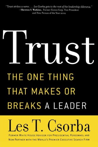 Book Cover Trust: The One Thing That Makes or Breaks a Leader