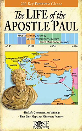 Book Cover Life of the Apostle Paul pamphlet: 200 Key Facts at a Glance
