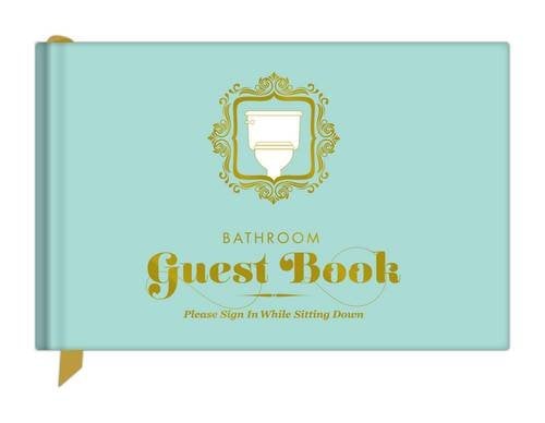 Book Cover Knock Knock Bathroom Guest Book (50012)