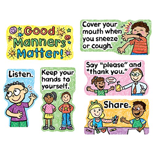 Book Cover Carson Dellosa Good Manners Matter Bulletin Board Set (110109)