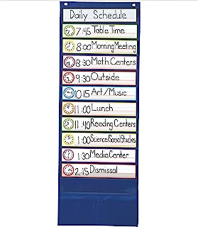Book Cover Deluxe Scheduling Pocket Chart
