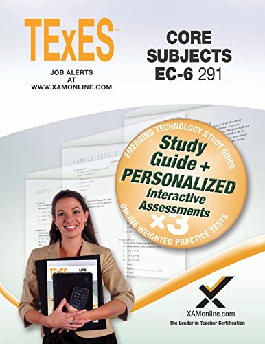 Book Cover TExES Core Subjects EC-6 291 Book and Online