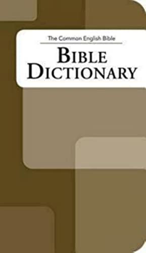 Book Cover CEB Bible Dictionary
