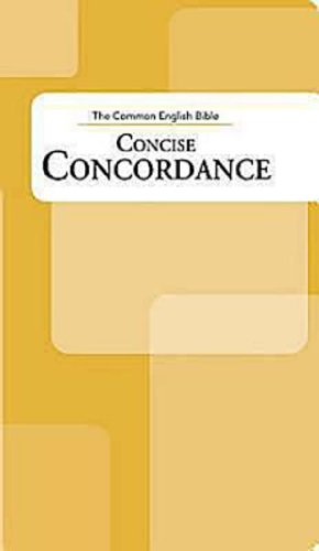 Book Cover CEB Common English Bible Concise Concordance