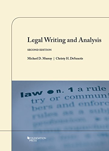 Book Cover Legal Writing and Analysis (Coursebook)