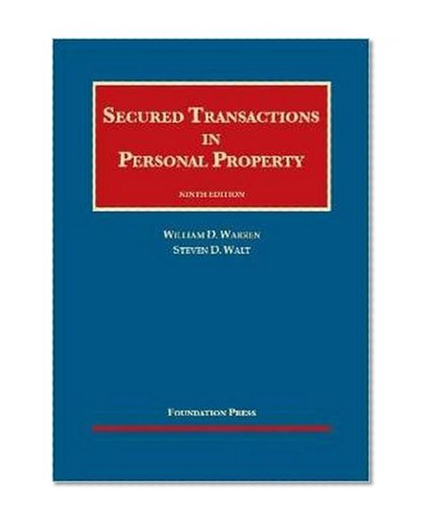 Book Cover Secured Transactions in Personal Property (University Casebook Series)