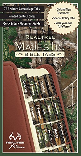 Book Cover REALTREE™ Majestic Bible Tabs - Camo Version