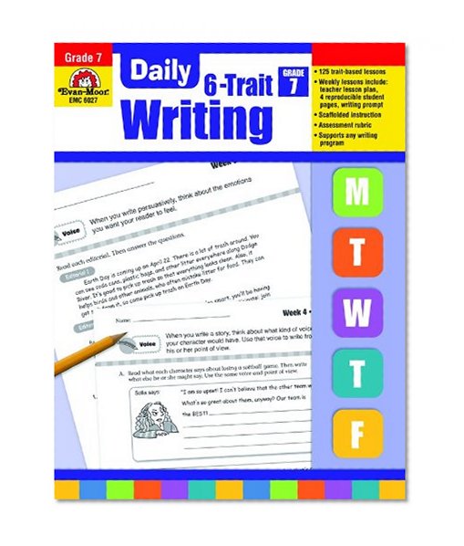 Book Cover Daily 6-Trait Writing, Grade 7