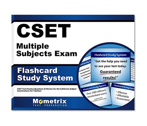 Book Cover CSET Multiple Subjects Exam Flashcard Study System: CSET Test Practice Questions & Review for the California Subject Examinations for Teachers (Cards)