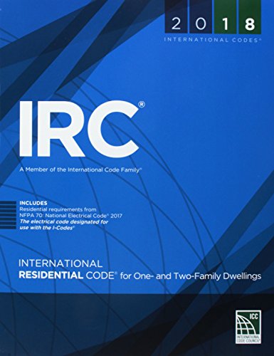 Book Cover 2018 International Residential Code for One- and Two-Family Dwellings (International Code Council Series)
