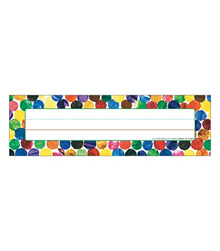Book Cover Eric Carle Dots Desk Nameplates