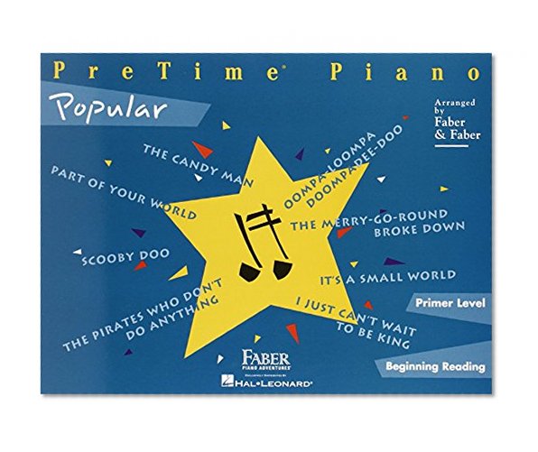 Book Cover PreTime  Popular: Primer Level (Pretime Piano Series)