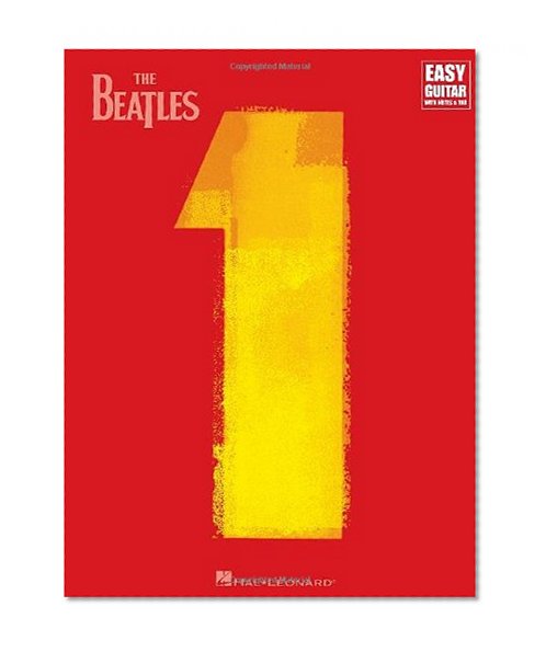 Book Cover The Beatles-1 For Easy Guitarwith Riffs & Solos (With Tab) (Easy Guitar With Notes & Tab)