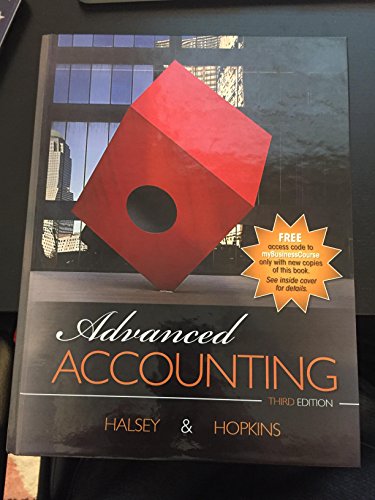 Book Cover ADVANCED ACCOUNTING