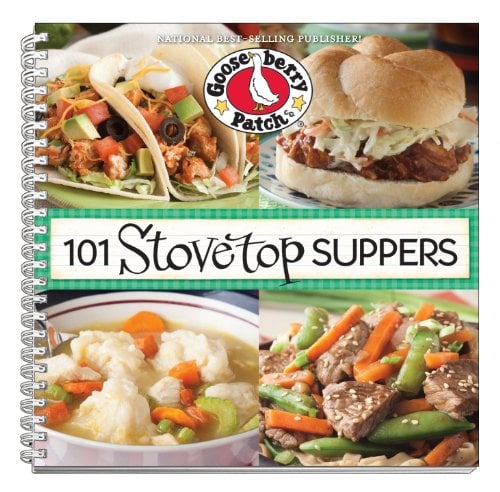 Book Cover 101 Stovetop Suppers: 101 Quick & Easy Recipes That Only use One Pot, Pan or Skillet! (101 Cookbook Collection)
