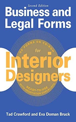 Book Cover Business and Legal Forms for Interior Designers, Second Edition (Business and Legal Forms Series)