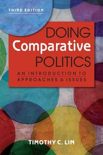 Book Cover Doing Comparative Politics: An Introduction to Approaches and Issues, 3rd ed.