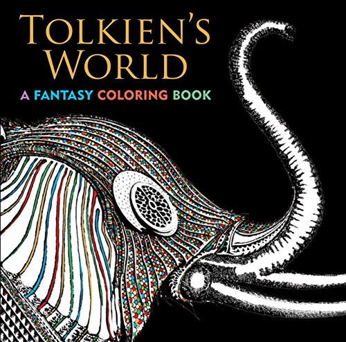 Book Cover Tolkien's World: A Fantasy Coloring Book