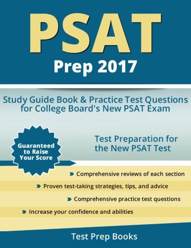 Book Cover PSAT Prep 2017: Study Guide Book & Practice Test Questions for College Board's New PSAT Exam