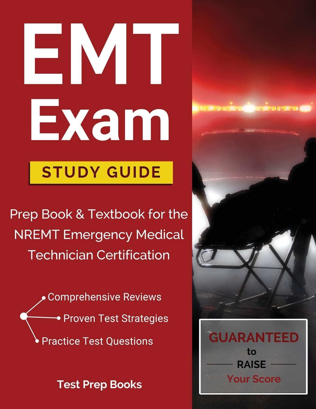 Book Cover EMT Exam Study Guide: Prep Book & Textbook for the NREMT Emergency Medical Technician Certification