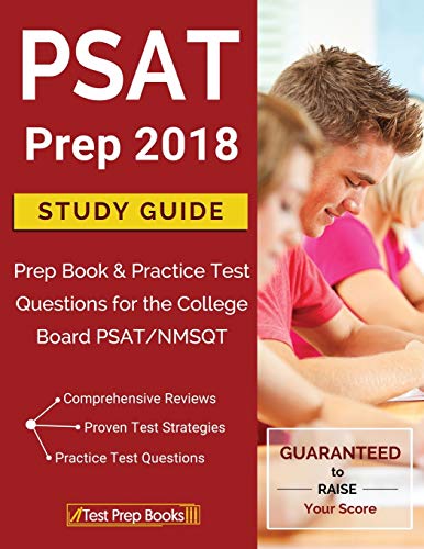 Book Cover PSAT Prep 2018: Study Guide Prep Book & Practice Test Questions for the College Board PSAT/NMSQT