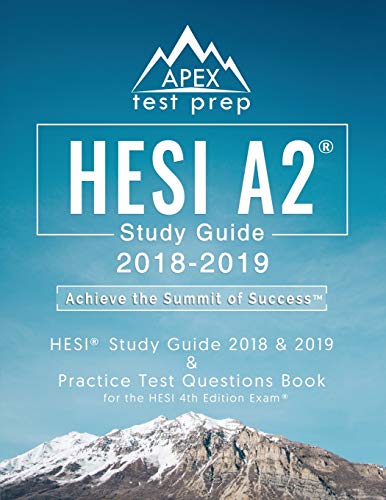 Book Cover HESI A2 Study Guide 2018 & 2019: HESI Study Guide 2018 & 2019 and Practice Test Questions Book for the HESI 4th Edition Exam