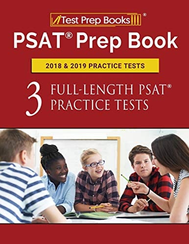 Book Cover PSAT Prep Book 2018 & 2019 Practice Tests: Three Full-Length PSAT Practice Tests