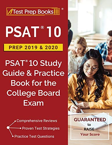 Book Cover PSAT 10 Prep 2019 & 2020: PSAT 10 Study Guide & Practice Book for the College Board Exam