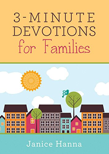 Book Cover 3-Minute Devotions for Families