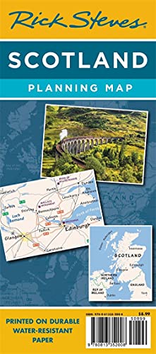 Book Cover Rick Steves Scotland Planning Map: Including Edinburgh & Glasgow City Maps (Rick Steves Planning Maps)