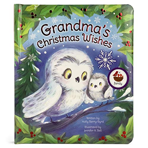 Book Cover Grandma's Christmas Wishes Keepsake Padded Board Book Children's Gift (Love You Always)
