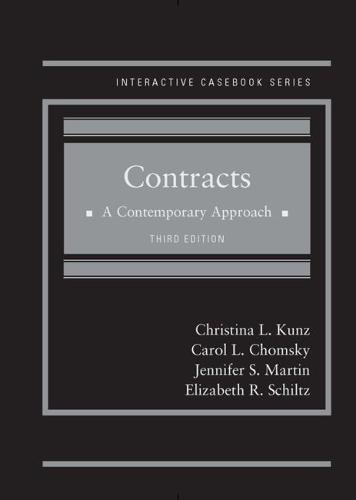 Book Cover Contracts: A Contemporary Approach (Interactive Casebook Series)