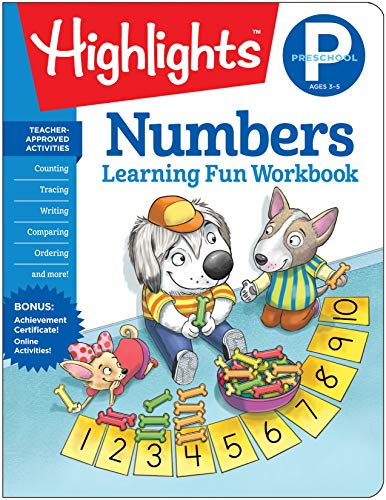 Book Cover Preschool Numbers (Highlights Learning Fun Workbooks)
