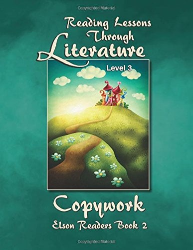 Book Cover Reading Lessons Through Literature Level 3 Copywork: Slant Cursive
