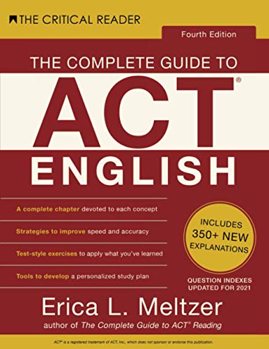 Book Cover The Complete Guide to ACT English, Fourth Edition